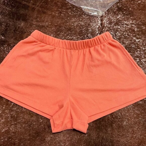 Honeydew Intimates Waffle Knit Lounge Pajama Shorts Coral Medium NWOT - Picture 2 of 13